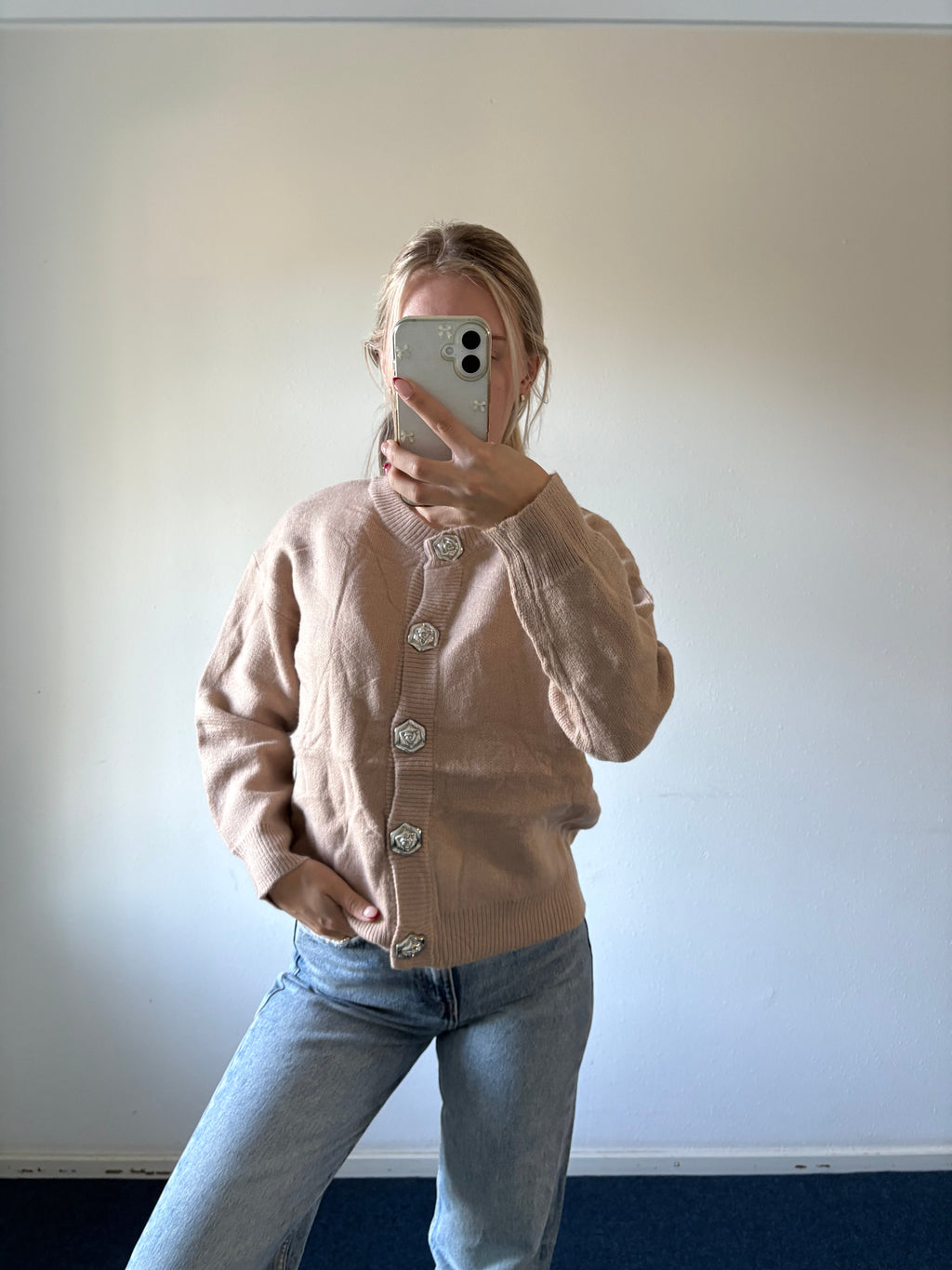 Sweater silver bloom