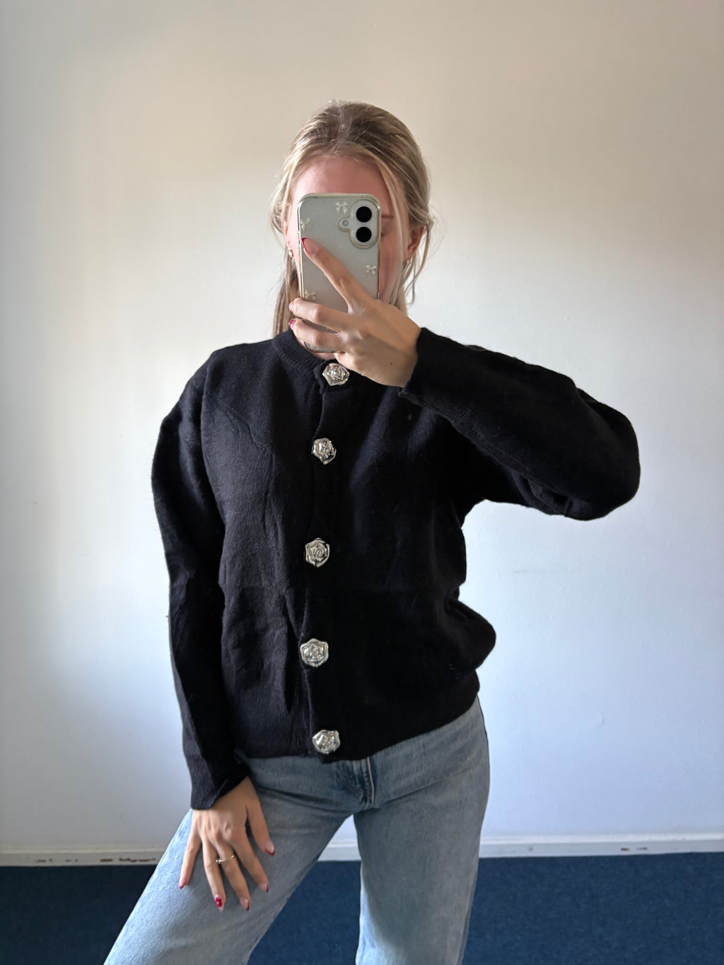 Sweater silver bloom