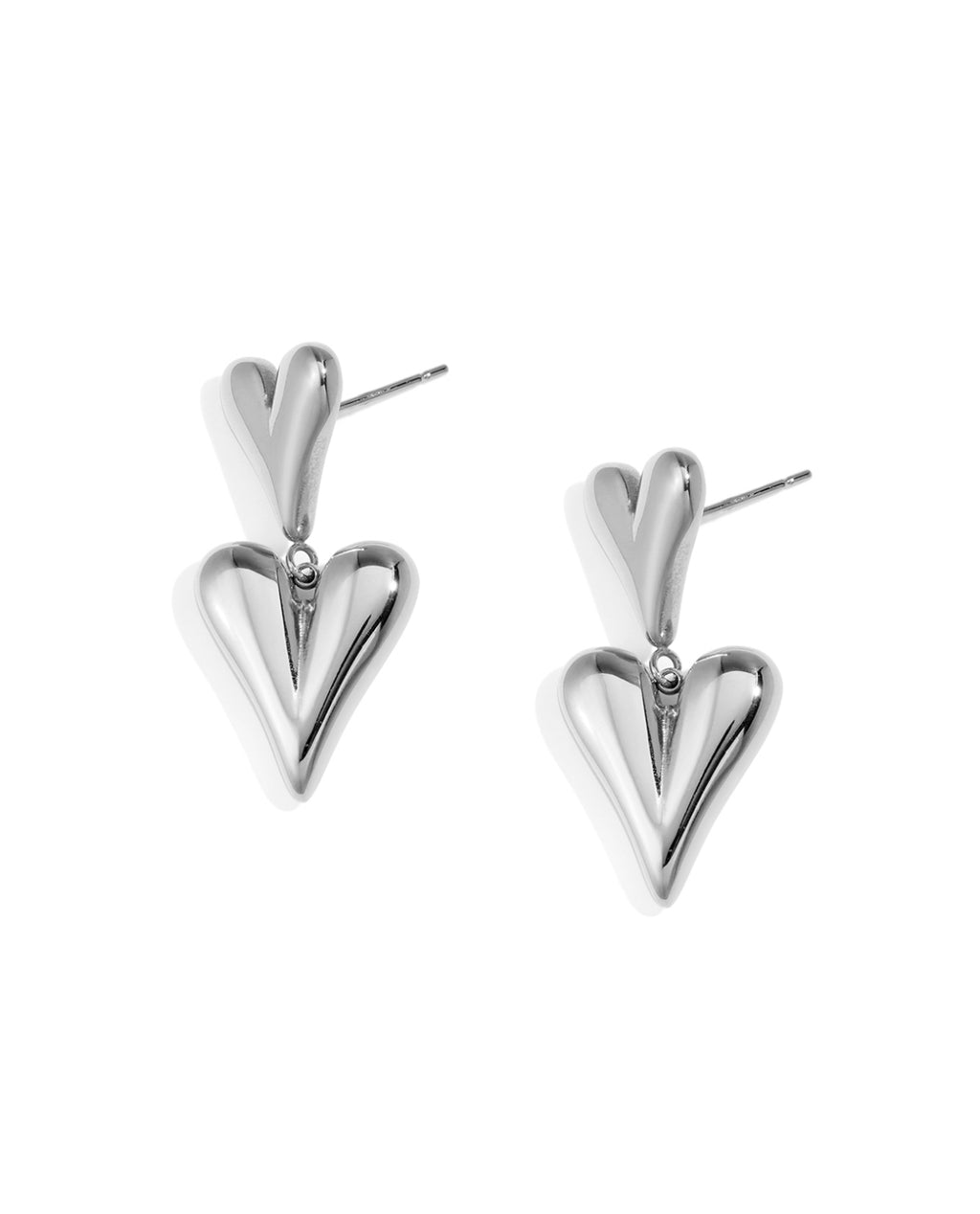Earrings heart two
