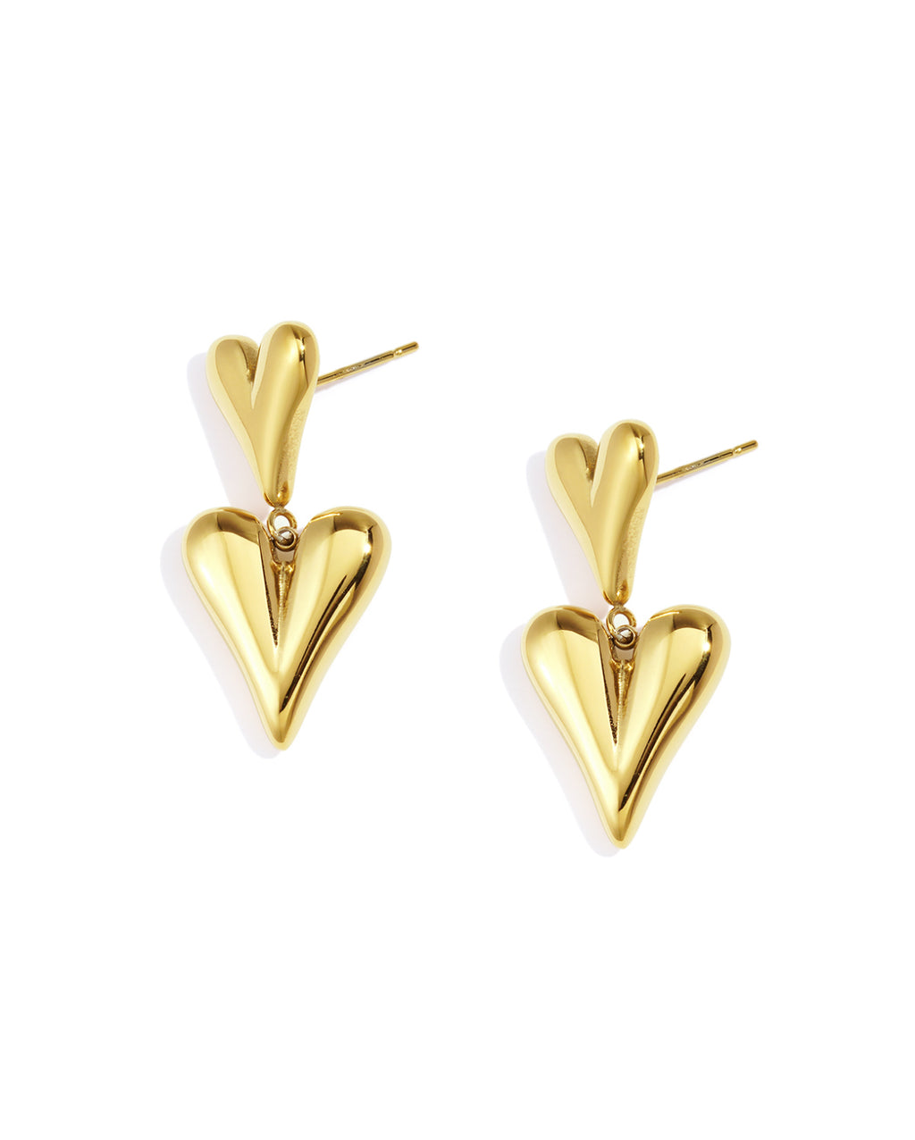 Earrings heart two