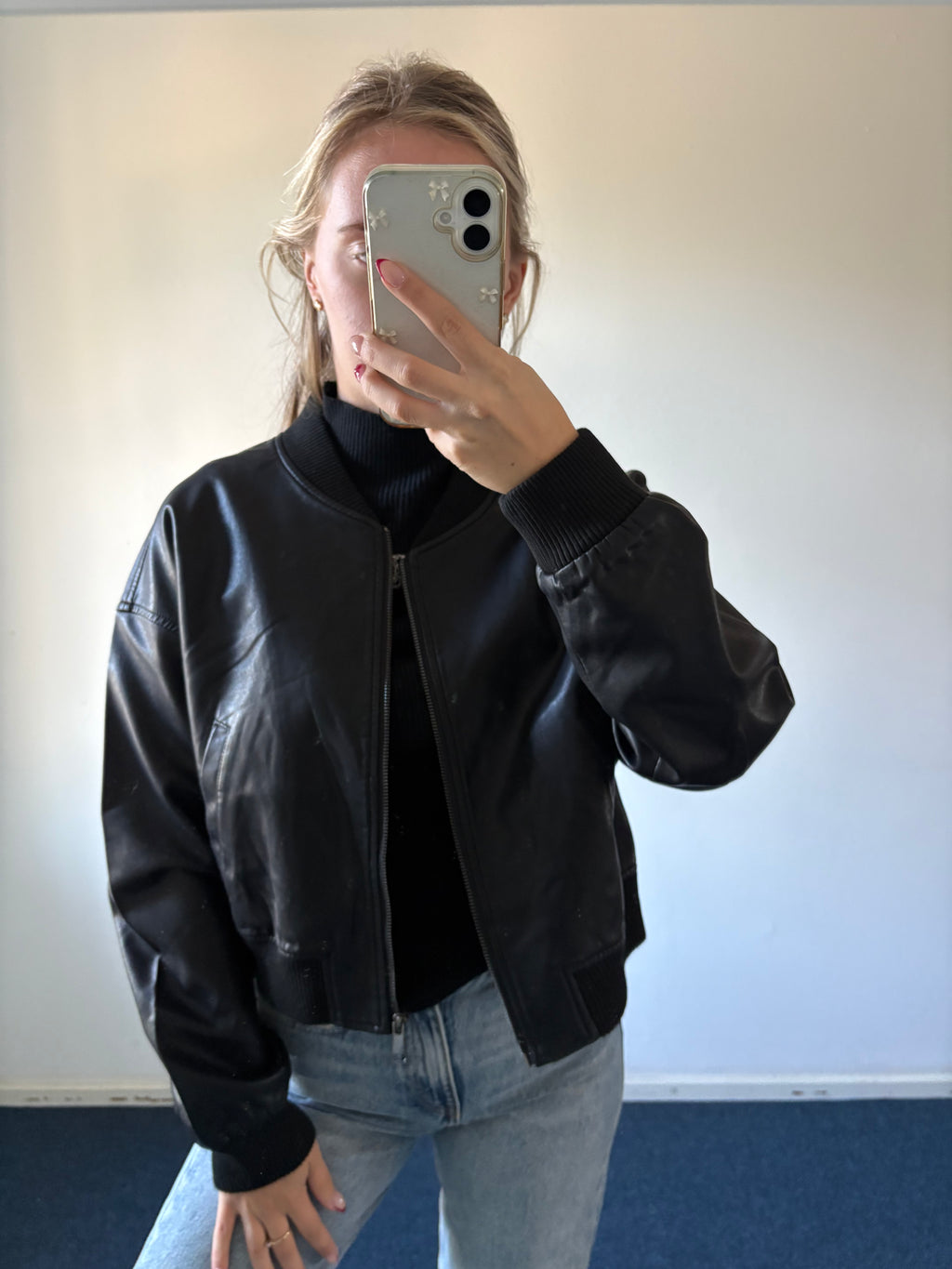 Leather jacket