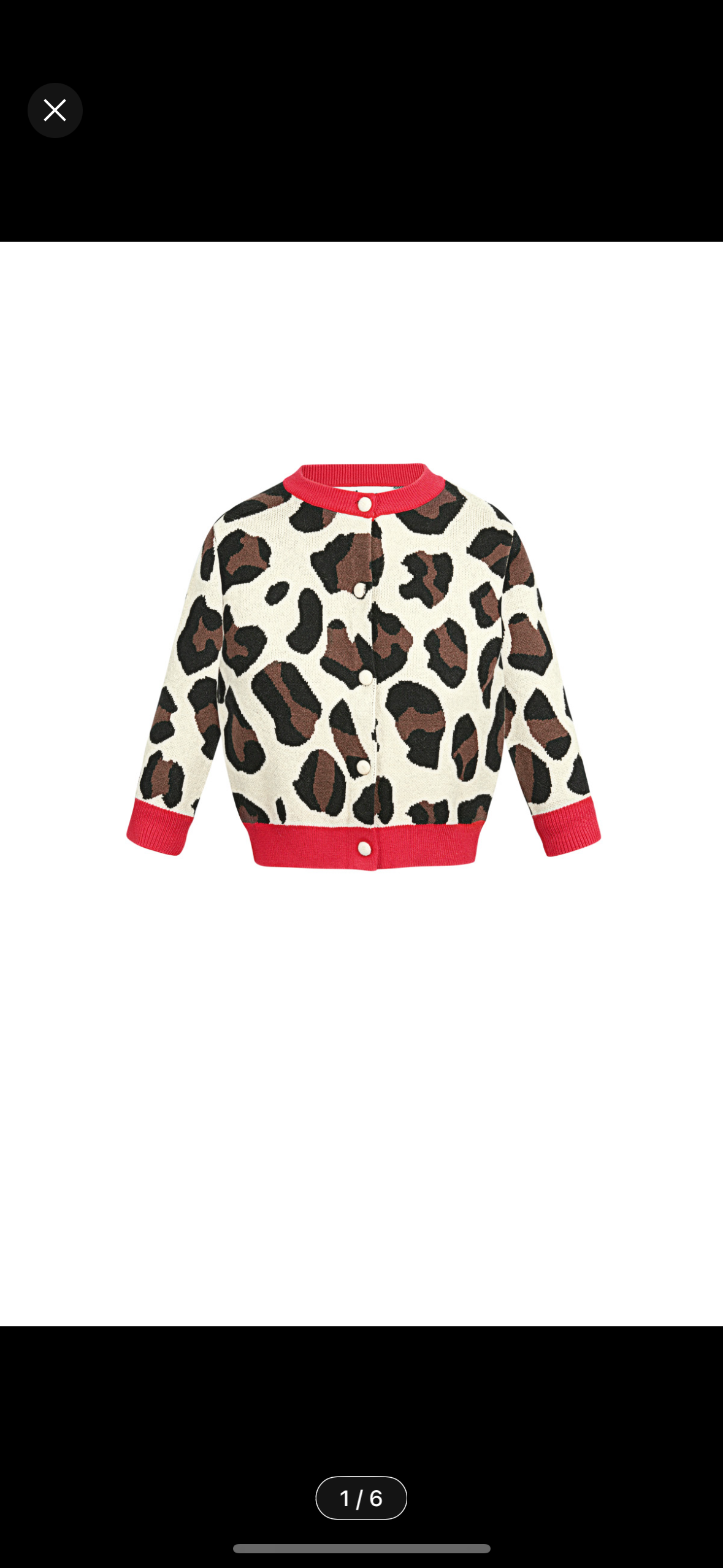 Leopard sweater kids