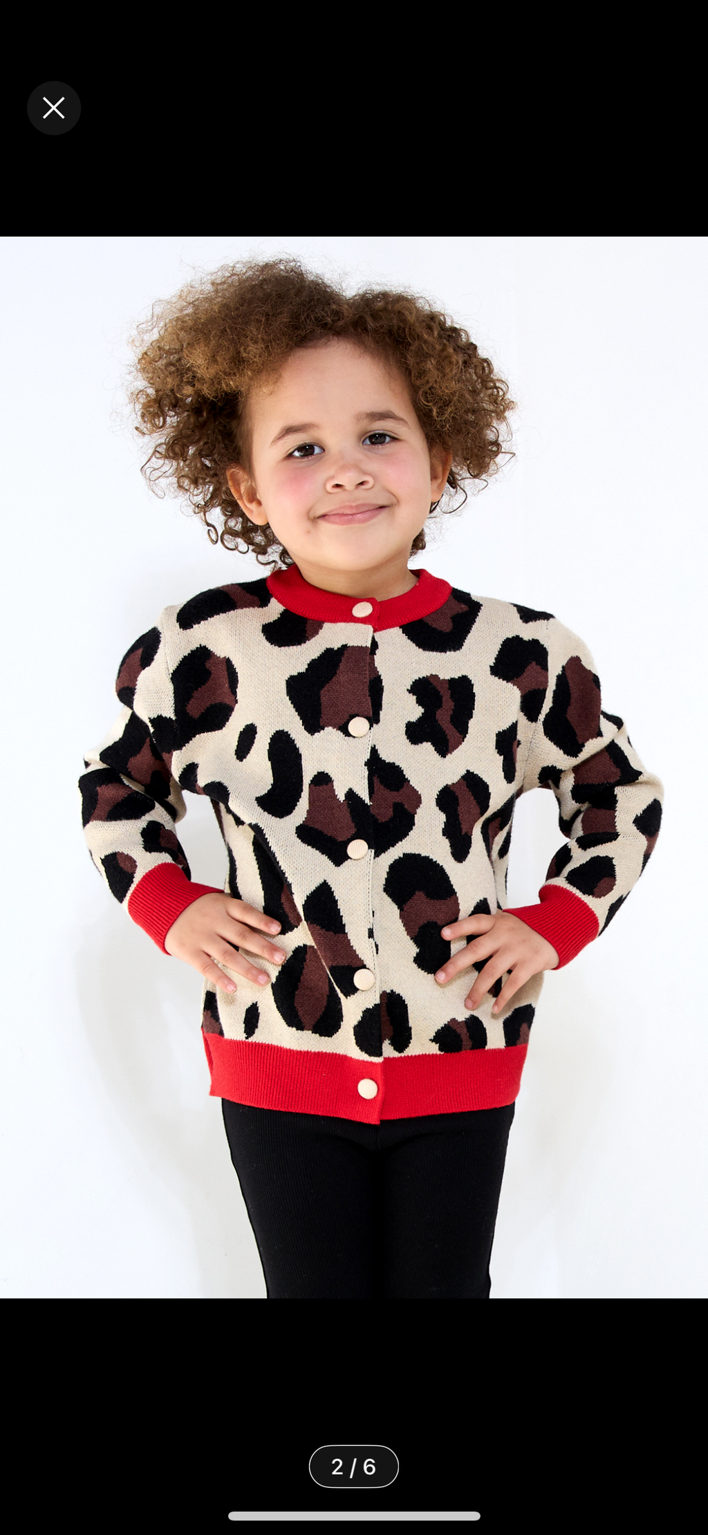 Leopard sweater kids